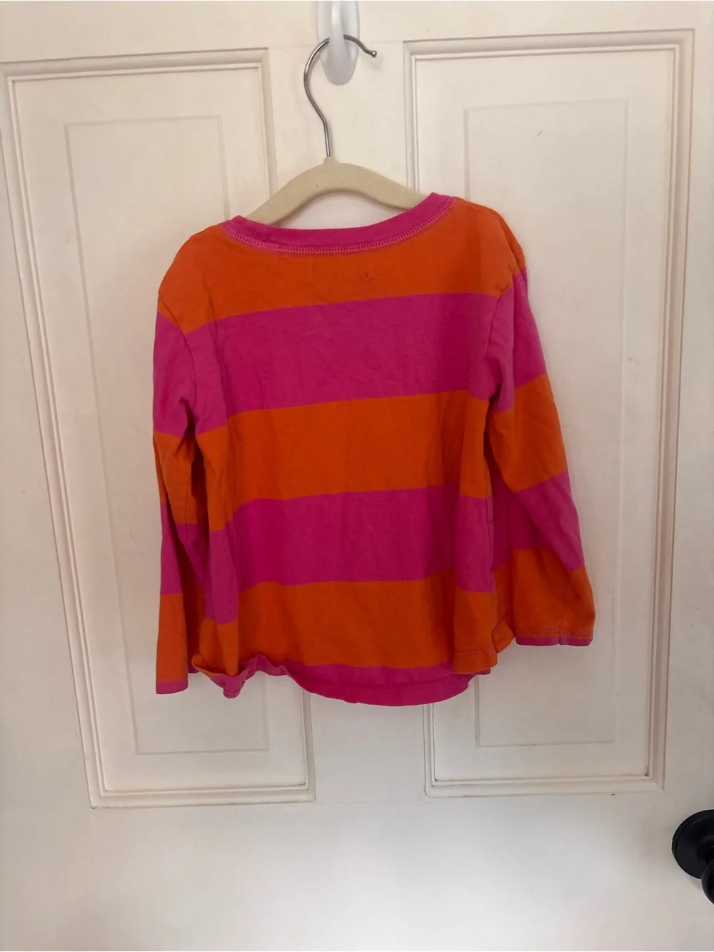 Ralph Lauren Pink & Orange Striped Long-Sleeve Tee - Toddler 2/2T